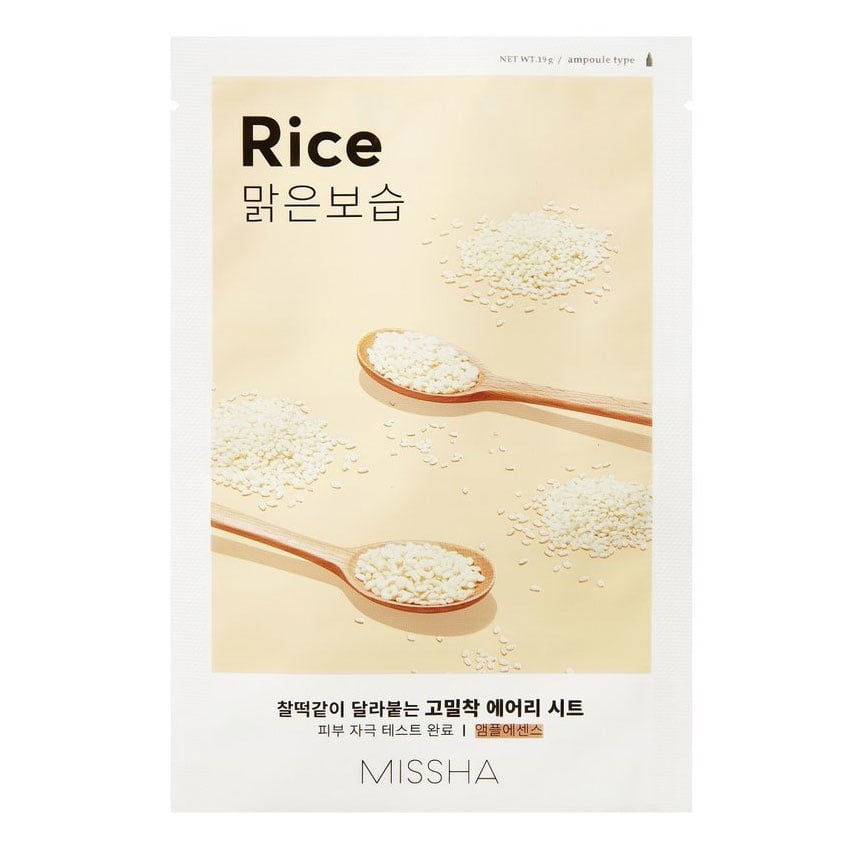 Missha - Airy Fit Sheet Mask Rice, 19g