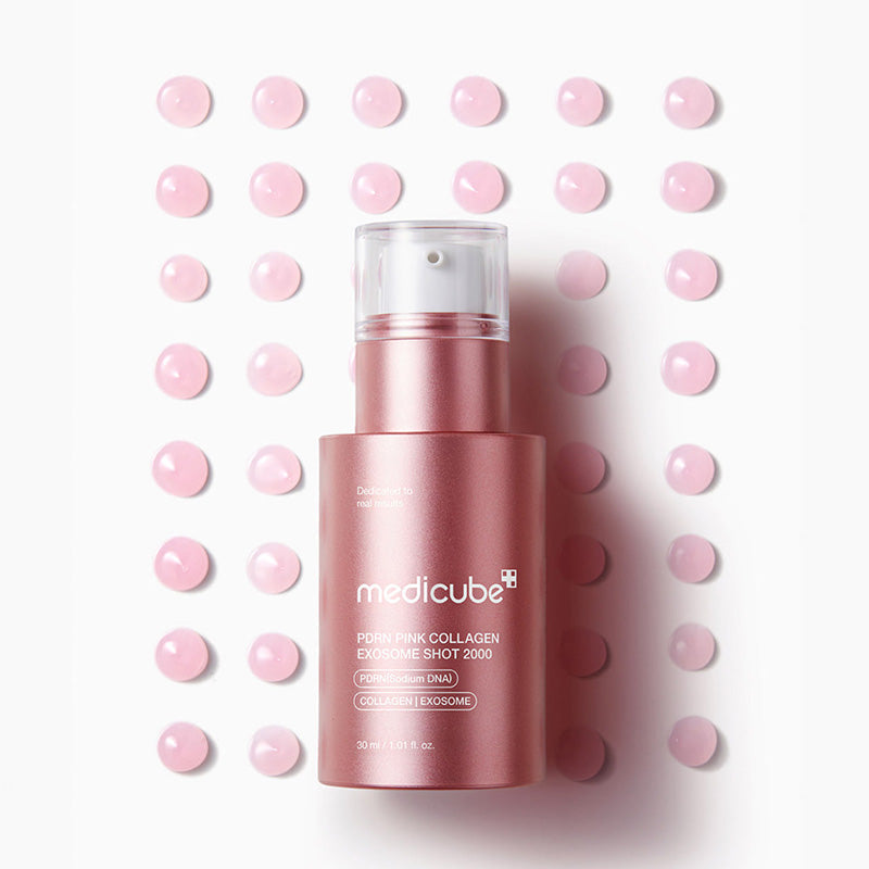 Medicube – PDRN Pink Collagen Exosome Shot Ampoule 7500, 30ml