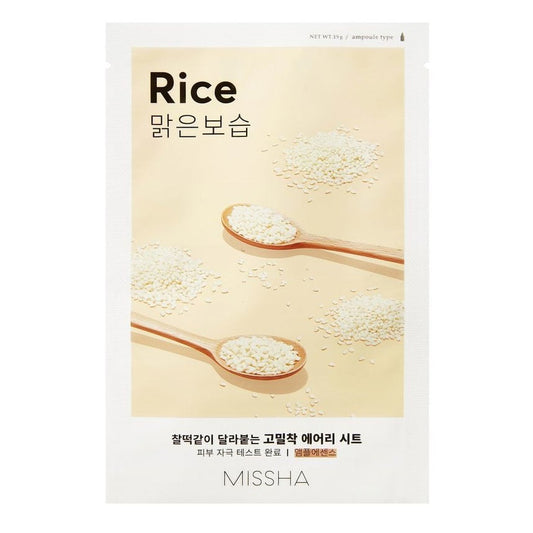 Missha - Airy Fit Sheet Mask Rice, 19g